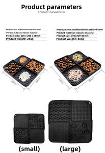 وعاء طعام بطيء للكلاب من السيليكون مع شعار مخصص، متين وغير سام، مع أكواب شفط محمولة، حصيرة لعق للحيوانات الأليفة - Product Image 3