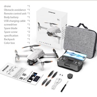Drone Quadricoptère L106 Pro Pliable avec Détection d'Obstacles par Flux Optique, GPS, Double Caméra FPV et Télécommande en Plastique pour Adultes