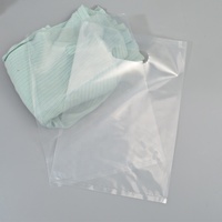 Sacs en plastique étanches à personnaliser, pour marchandises, poignée de luxe, en poly transparents découpés, porte-sac en plastique transparent pour vêtements