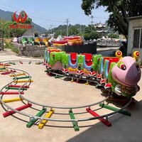 Train électrique miniature en forme de fourmi pour enfants, avec rails, pour parcs à thème et attractions de plein air – Offre spéciale