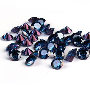 Bijoux Zhengyong, Moissanite multicolores, taille ronde, diamant synthétique multicolore, vente en gros - Product Image 5