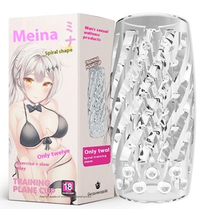 Seniuniu Qiaoer - Dispositivo de Ejercicios Masculinos Transparente con Copa de Avión y Simulación de Eyaculación para Adultos - Product Image 2