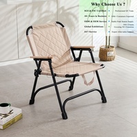 Chaise de camping pliante portable robuste et résistante à l'eau, avec dossier en tissu, de qualité supérieure, pour l'extérieur – Vente en gros OKAY Leisure