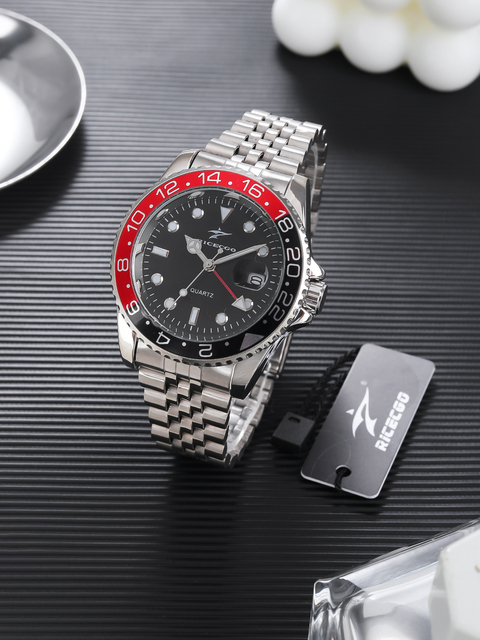 High Quality Luminous Date Business Antique Sports Watch with Quartz Movement Stainless Steel Band Eco-Friendly Custom Logo
