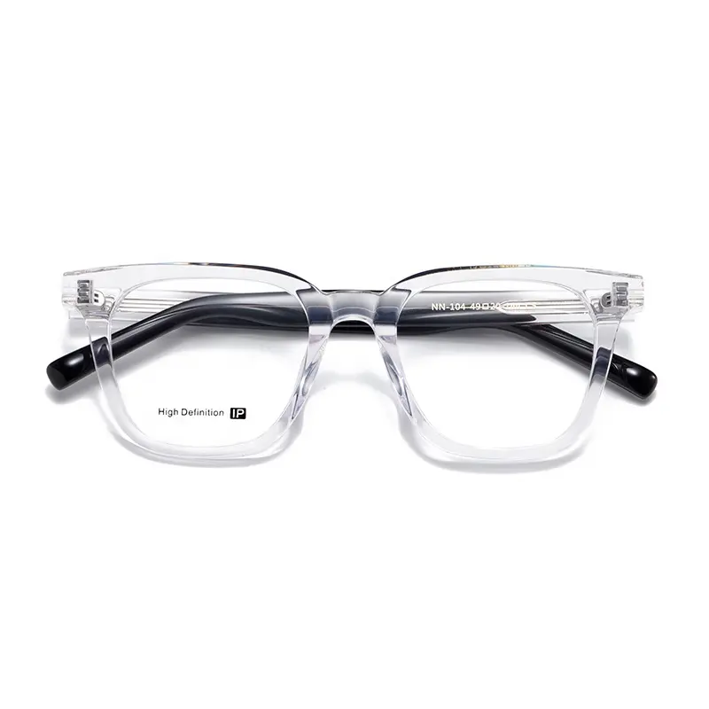 2024高品質透明アセテートフレームファッションメガネフレームメンズ & レディース光学メガネフレーム