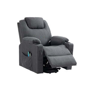 <span class=keywords><strong>Fauteuil</strong></span> inclinable électrique moderne à double moteur avec dossier réglable en cuir, fonction massage et levage, idéal pour personnes âgées - Vente en gros - Product Image 2