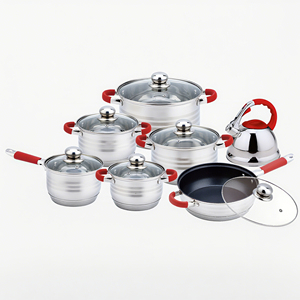 Juego <span class=keywords><strong>de</strong></span> Utensilios <span class=keywords><strong>de</strong></span> Cocina <span class=keywords><strong>de</strong></span> Acero Inoxidable <span class=keywords><strong>de</strong></span> 13 Piezas, Juego <span class=keywords><strong>de</strong></span> Ollas y Sartenes <span class=keywords><strong>de</strong></span> Inducción <span class=keywords><strong>con</strong></span> <span class=keywords><strong>Tapa</strong></span> <span class=keywords><strong>de</strong></span> <span class=keywords><strong>Vidrio</strong></span>, Tetera, <span class=keywords><strong>Sartén</strong></span> <span class=keywords><strong>Antiadherente</strong></span> para Cocina Casera - Product Image 3