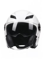 Casque de moto demi-face certifié YQH 3C, casque ouvert en ABS pour les trajets quotidiens, casque de conduite toutes saisons