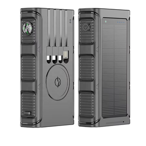 Banque d'alimentation 50000mah 30000 Mah Solaire Solaires <span class=keywords><strong>Chargeur</strong></span> à <span class=keywords><strong>Induction</strong></span> 3 en 1 Sans Fil - Product Image 1