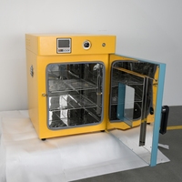 Four de séchage vertical haute précision à double couche de verre avec ventilateur arrière pour tests industriels d'âge et de séchage