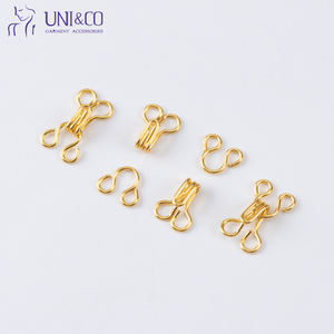 Commercio all'ingrosso in argento rame gancio anteriore e chiusura a chiusura per occhi <span class=keywords><strong>abbigliamento</strong></span>/reggiseno/corsetto Top - Product Image 1