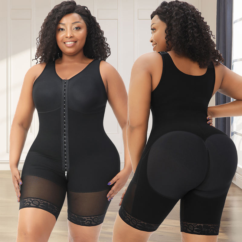 Ladies Plus Size Butt Lifting Compression Body Shaper Daily Life Postpartum  Fajas Colombianas Shapewear for Women