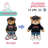 Pas de commande minimum, poupée en peluche en coton personnalisée, vêtements amovibles pour les fans de Kpop, merchandising