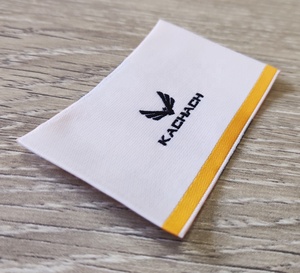Wholesale Custom Fashion Label T-shirt <strong>logo</strong> <strong>Jeans</strong> Cotton Clothing Label <strong>logo</strong> - Product Image 2