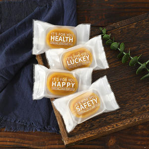 Nouveaux sacs d'emballage alimentaire pour gâteaux de haricots mungo, impression UV, simples, petits, <span class=keywords><strong>frais</strong></span>, transparents, emballage de collations, spécifications diverses, personnalisés - Product Image 2