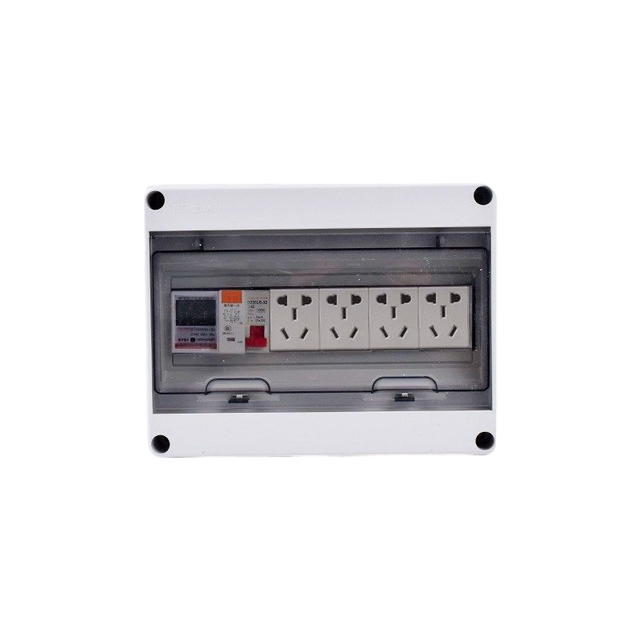 12-way waterproof distribution box set, waterproof distribution box, transparent cover