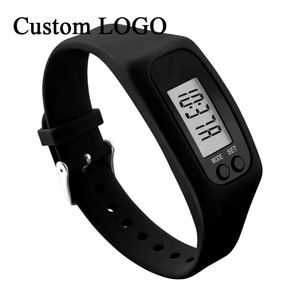 Montre connectée en silicone personnalisée avec compteur de pas pour tous - Cadeau d'affaires au design créatif - Product Image 2