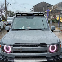 Projecteurs de toit de voiture Maremlyn pour Icar V27, barre lumineuse de toit ABS avec projecteurs LED, accessoires extérieurs tout-terrain