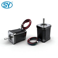 Moteur pas à pas Nema 17, 60 mm, haute précision, 60 N.cm, 2,1 A, 12 V-24 V, 1,8 °   Moteur pas à pas hybride bipolaire CE à 4 fils, pas d'angle de 0,5 mètre