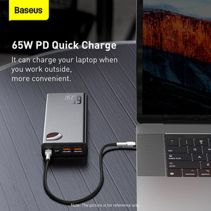Batería Externa de Carga Rápida con Pantalla Digital Metálica para <span class=keywords><strong>Baseus</strong></span> Adaman, 20000mAh, 65W - Product Image 5