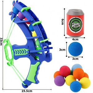 En gros Jouets de tir pour enfants : Arc, Flèche, Lance-pierre, Boule en mousse EVA, Cible, Seau, Étiquette, pour lancer en intérieur et extérieur - Product Image 1