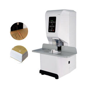 Nouveau lancement de reliure semi-automatique avec bouton tactile chauffage rapide pour contrats et brochures alimenté par l'électricité - Product Image 1