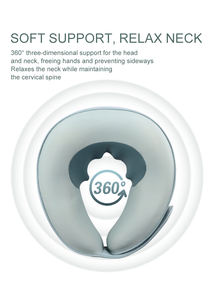 Cojín de masaje eléctrico Shiatsu de tejido profundo calentado 6D con logotipo personalizable, almohada, masajeador de cuello para dolor <span class=keywords><strong>muscular</strong></span>, rejuvenecimiento de la piel - Product Image 5