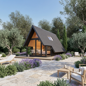 Residencia de Vacaciones Boutique Premium en la Orilla del Mar, Retiro de Lujo en la Montaña, Desarrollo Turístico Escénico, Casa en Forma de A S190 - Product Image 1