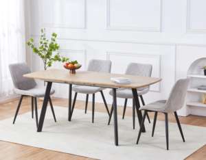 2025 Style moderne multifonctionnel 3D papier mélamine pliant MDF Table à manger économiser <span class=keywords><strong>de</strong></span> l'espace transformable pour <span class=keywords><strong>meubles</strong></span> <span class=keywords><strong>de</strong></span> salle à manger - Product Image 1