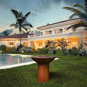 High BBQ Grills for Corten Steel Garden Outdoor <b>Fire</b> <b>Pits</b> Party Family Durable Metal BBQ Grills for Outdoor - Product Image 3