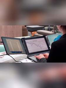 Игровой портативный монитор тройной экран удлинитель 1200P удлинитель экрана ноутбука 1 кабель для 2 дисплеев - Product Image 5