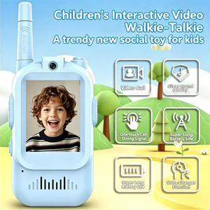 Los Mejores y Más Lindos Walkie Talkies de <span class=keywords><strong>Video</strong></span> para Niños con Forma de Reloj, de Largo Alcance, Recargables, Radio Bidireccional, Mini Juguetes para Exteriores, con Forma de Dibujos Animados, Regalo para Estudiantes - Product Image 2