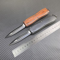 Couteau pliant de survie pour homme BM A016, acier D2, manche en bois, 3,74 pouces, outil de chasse EDC, pour la survie en milieu sauvage, brise-vitre, cadeau OEM
