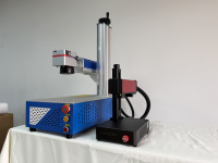 Mini Máquina de Marcado Láser de Fibra para Metal y Materiales No Metálicos, Máquina de Grabado Láser Pequeña de 5w 10w 13w de Alta Precisión