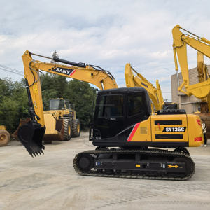 รถตักตีนตะขาบ SY135C 13.5ตันเครื่องยนต์มิตซูบิชิมือสองสภาพการทำงานที่ดีและราคา - Product Image 3