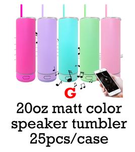 Vaso reproductor de música inteligente de 20oz, altavoces inalámbricos con carga USB, termos de vacío <span class=keywords><strong>para</strong></span> beber directamente, calor de sublimación de tinte - Product Image 2