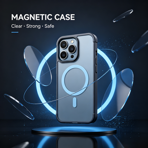 เคสโทรศัพท์ใสแบบแม่เหล็กสำหรับ iPhone 17 16 15 14 13 12 11 Pro Max ป้องกันแรงกระแทก รองรับการชาร์จไร้สาย - Product Image 5