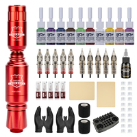 Kit Complet Professionnel de Machine à Tatouer Multicolore Ghostaxe