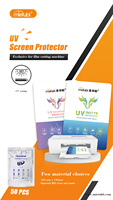 50 Piezas de Láminas Protectoras de Pantalla Universales para Máquina de Corte de Protectores de Pantalla, Material de Corte de TPU Privacidad/Mate/HD/Anti-Luz Azul