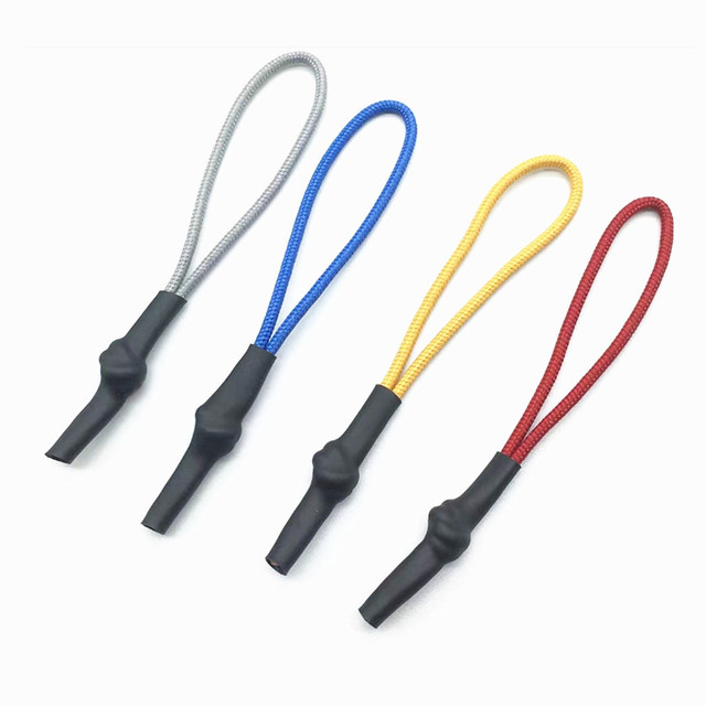Rubber Zipper Puller Cord Zipper Accessories Pull Rope Rubber Custom Zipper Pulls