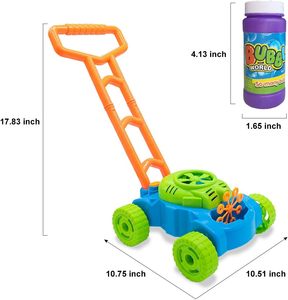 En stock – Jouets d'été pour l'éducation de la petite enfance, jouets de plein air pour enfants, jouets à bulles électriques en plastique de type poussette pour enfants - Product Image 6
