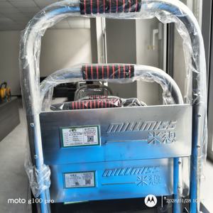 Chariot de courses portable à quatre roues silencieux et robuste 90*60, capacité de 380 kg, chariot à outils pliable en acier, chariot de plateforme pour la maison - Product Image 5