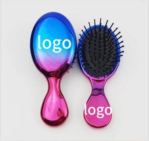 Peine de Masaje Pequeño Personalizado de Alta Calidad con Degradado Electrochapado, Cepillo para <span class=keywords><strong>Cabello</strong></span> de Tamaño Pequeño - Product Image 6