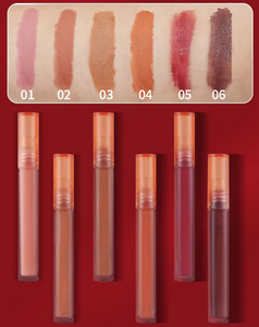 Brillo de labios mate de 6 colores personalizado, Copa antiadherente ligera, nutritiva, resistente al agua, maquillaje <span class=keywords><strong>Lipson</strong></span>, forma líquida a granel - Product Image 6