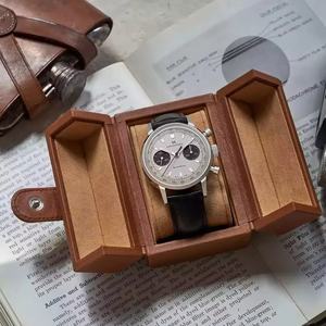 Rouleau de montre en cuir PU de voyage portable de luxe personnalisé Boîte de rangement pour montre unique - Product Image 4