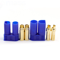 Connecteur de batterie EC5 à courant élevé, mâle et femelle, ensemble complet, type à souder, pour connexion d'alimentation de batterie lithium pour modèle RC