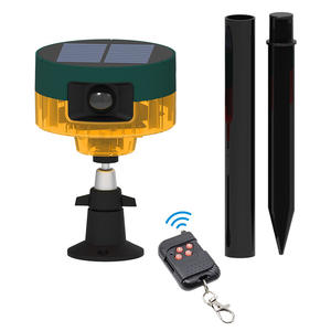 Alarme solaire à <span class=keywords><strong>détecteur</strong></span> <span class=keywords><strong>de</strong></span> <span class=keywords><strong>mouvement</strong></span> infrarouge 360°, enregistrement sonore, <span class=keywords><strong>extérieur</strong></span>, jardin, IP65, étanche, antivol, répulsif pour animaux, LED - Product Image 3