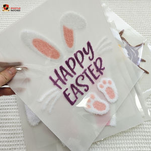 Patchs thermocollants en chenille moelleux personnalisés en gros, religieux, grand format, Pâques, Jésus, croix, Écritures, pour vêtements - Product Image 2