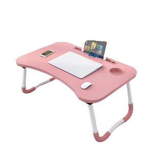 Modern <strong>Small</strong> <strong>Foldable</strong> Mdf Computer Desk Portable Adjustable Laptop Stand Wooden Bed <strong>Table</strong> for Home Office School for <strong>Small</strong> - Product Image 3