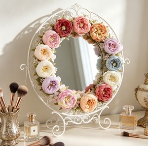 ดอกกุหลาบออสตินประดิษฐ์ วัสดุทำเครื่องประดับผม DIY สำหรับทำที่คาดผม ตกแต่งฉากหลังงานแต่งงาน ตกแต่งผนังด้วยดอกไม้ - Product Image 2
